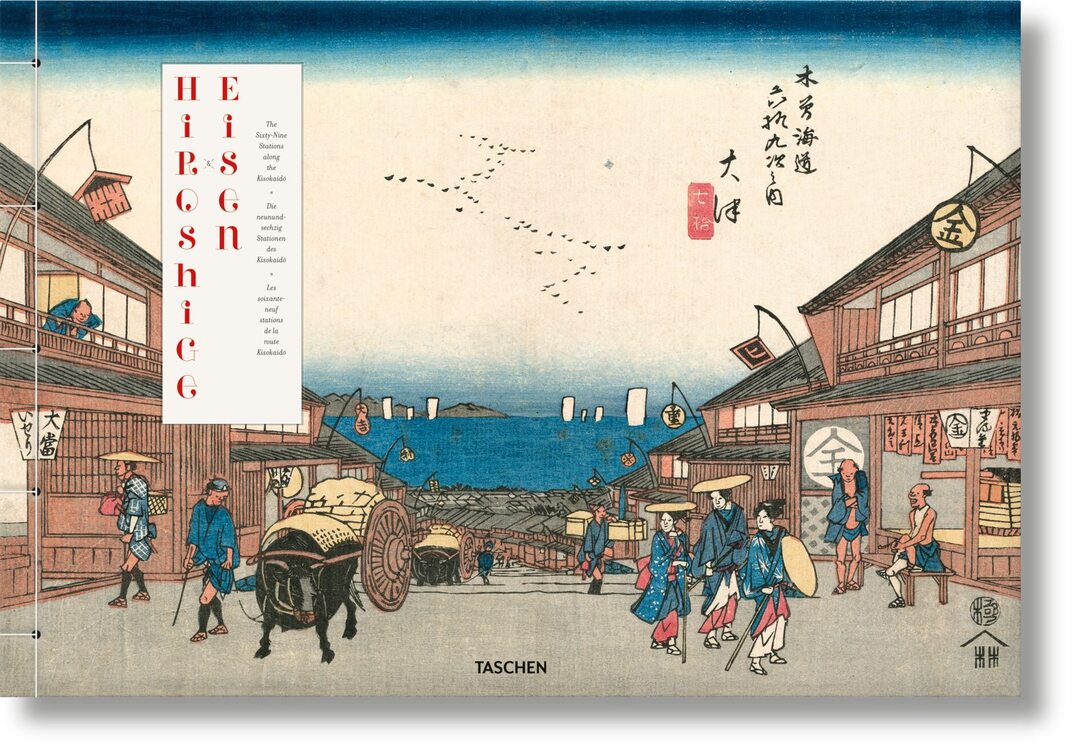 Cover image for Hiroshige & Eisen. The Sixty-Nine Stations along the Kisokaido ISBN 9783836565486